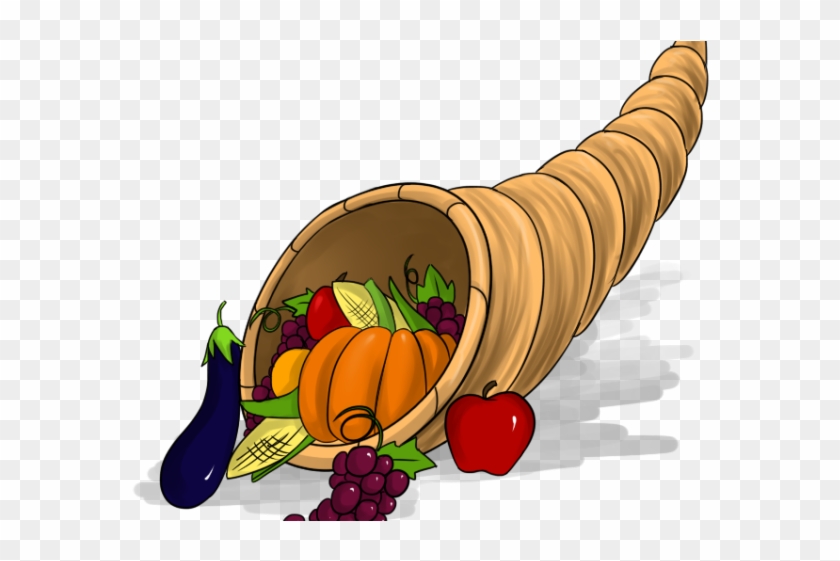 Cornucopia Clipart Simple - Cornucopia Png Transparent Png