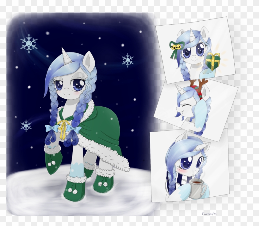 Evomanaphy, Bedroom Eyes, Blushing, Boots, Christmas, - Cartoon Clipart