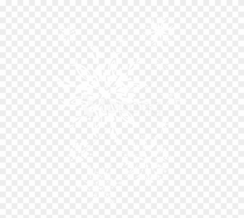 Free Png Download Transparent Snowflakes Picture Clipart - Snowflake Png Black Background