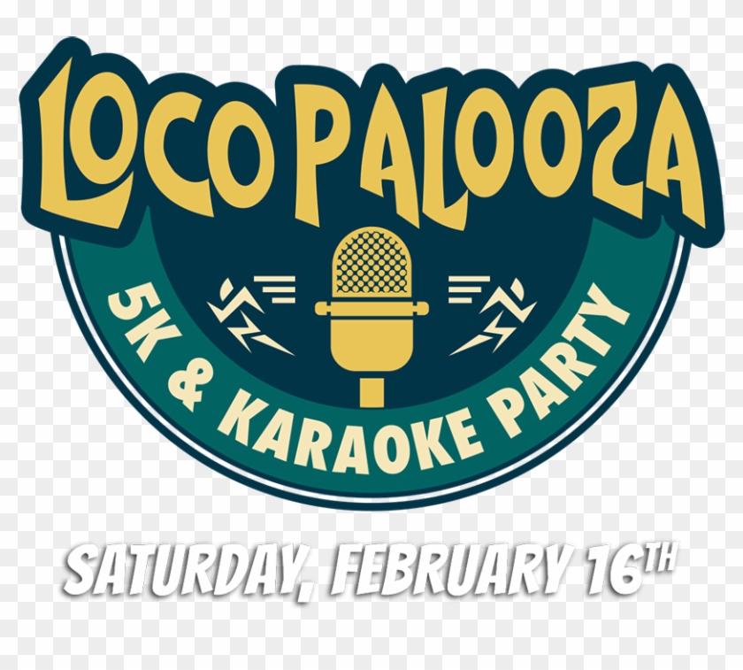 The 7th Annual Locopalooza 5k & Karaoke Party Is Returning - Emblem Clipart #1714163