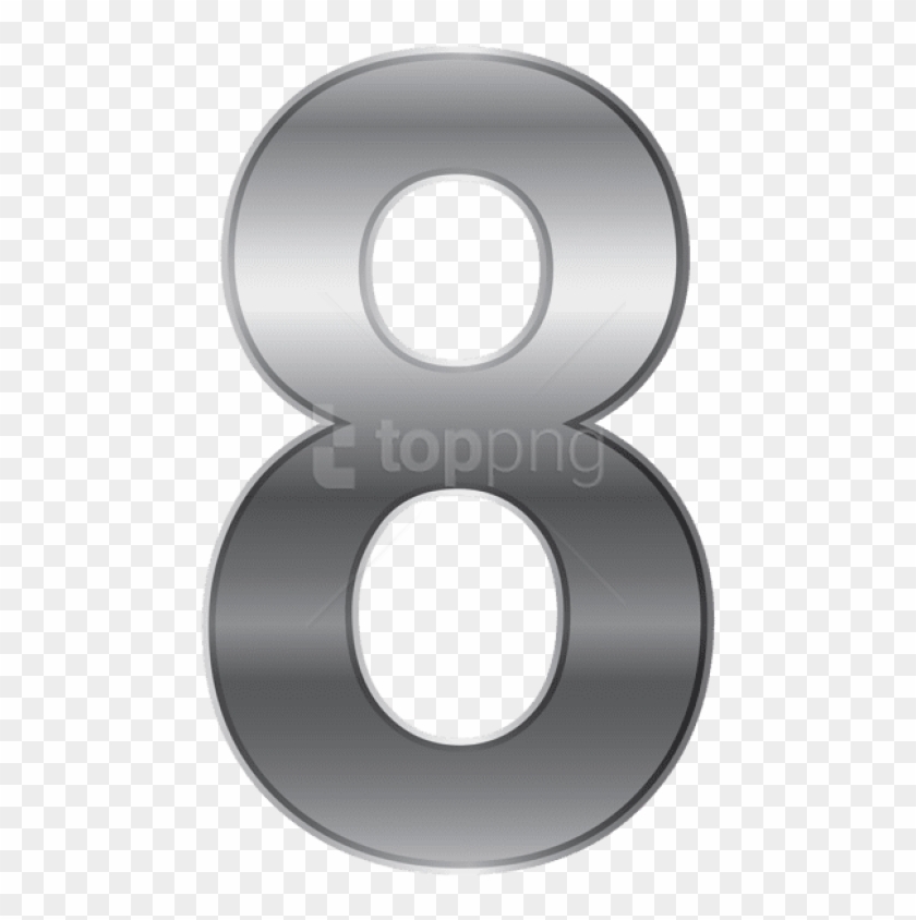Free Png Download Silver Number Eight Clipart Png Photo - Circle Transparent Png #1714283