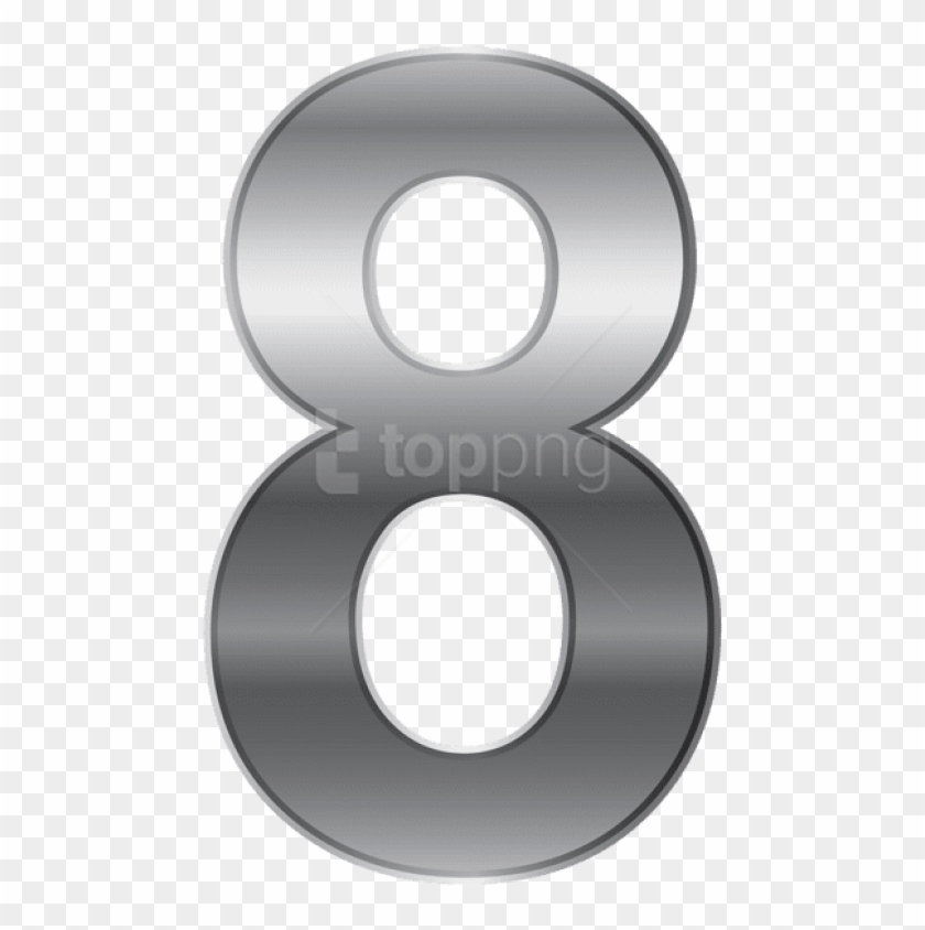 Free Png Download Silver Number Eight Clipart Png Photo - Circle Transparent Png