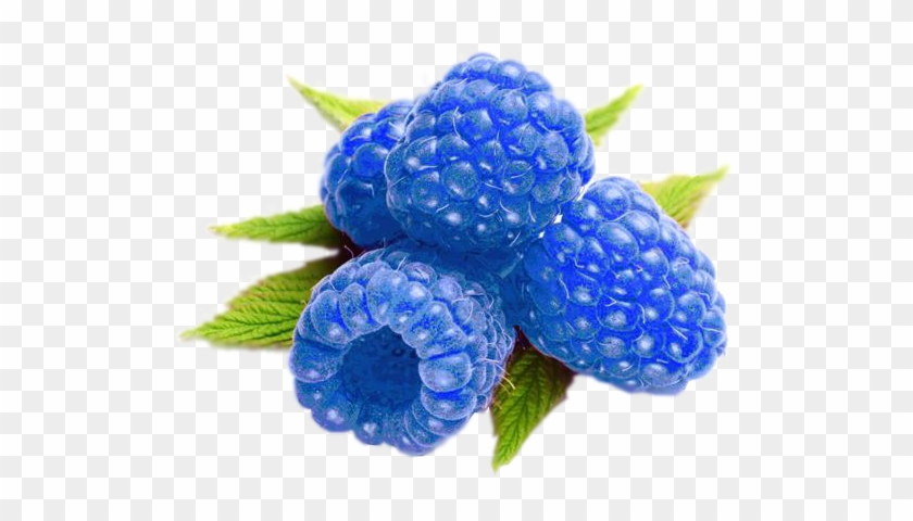 Raspberries Clipart Cute - Blue Raspberry - Png Download