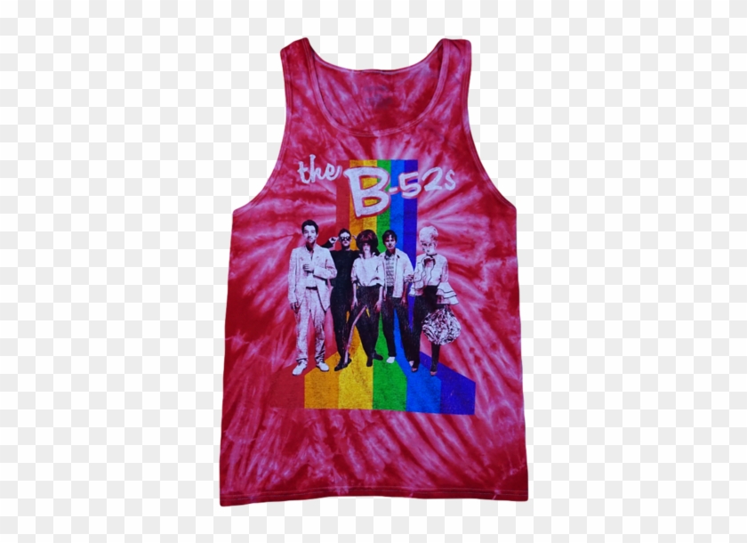 Retro Tie Dye Tank Top - Active Tank Clipart