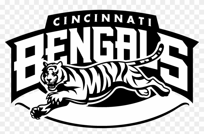 Bengals Logo Png - Cincinnati Bengals Logo Black And White Clipart