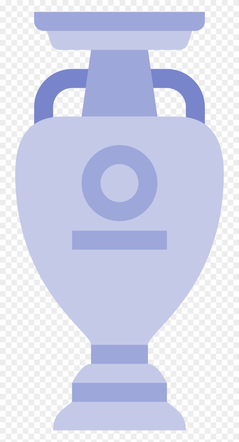 Uefa Euro Trophy Icon - Euro Football Trophy Vector Clipart