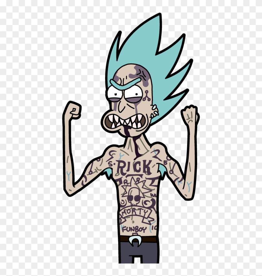 Clip Art Rick Png - Pocket Morty Wrath Rick Transparent Png
