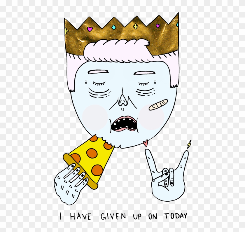Art Pizza King Transparent - Cartoon Clipart