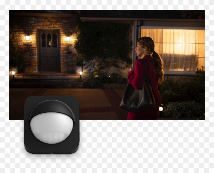Hue Outdoor Geofencing - Night Clipart