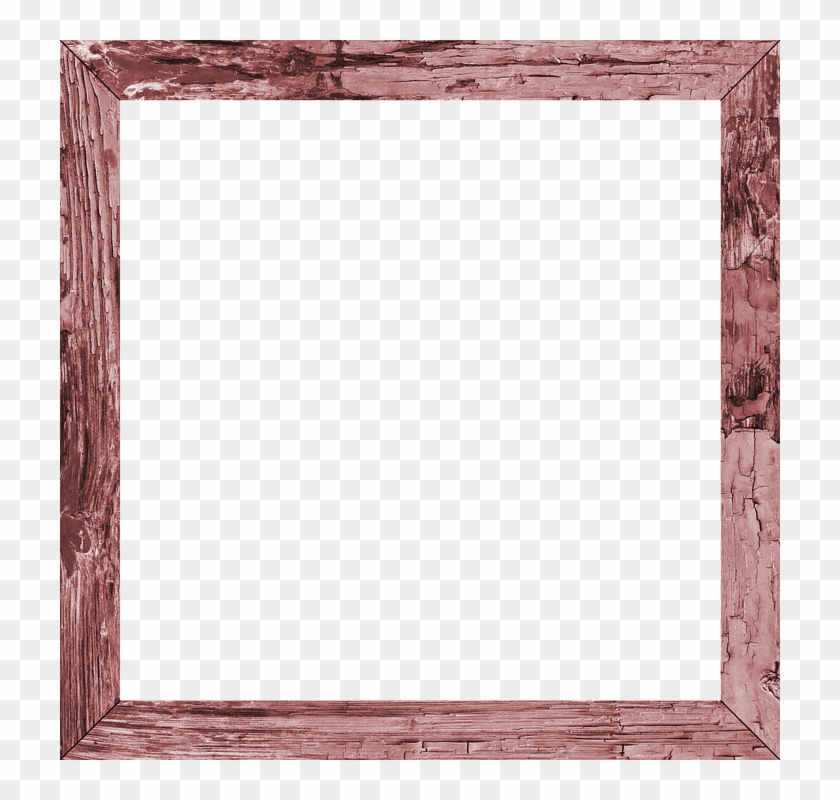 Wooden Frame, Wood, Frame, Photo, Window, Live, Grain - Recuadro De Madera Png Clipart