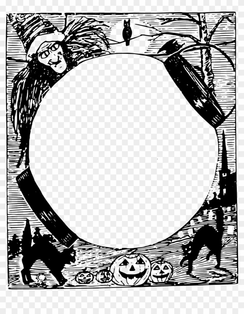 Halloween Frame Png - Free Halloween Picture Frames Clipart #1718557