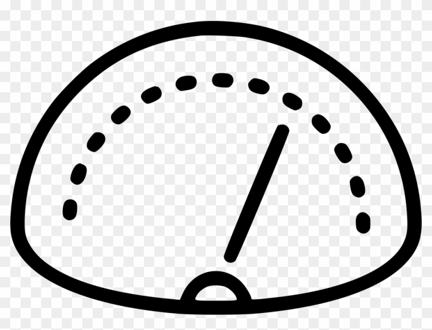 Speedometer Measure Speed Traffic Comments - Circle Clipart #1718773