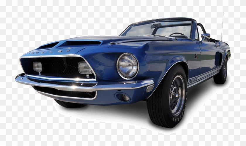 1968d Mustang Gt500 - Blue Mustang 1960 White Background Clipart #1718774
