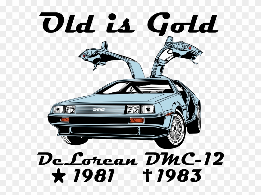 Delorean Dmc-12 "back To The Future" - Nissan Skyline Clipart #1718954