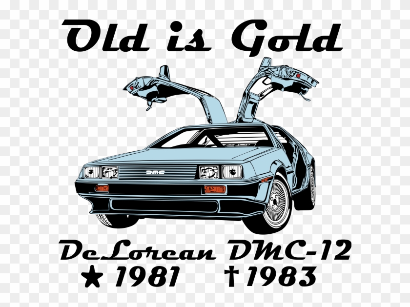 Delorean Dmc-12 "back To The Future" - Nissan Skyline Clipart