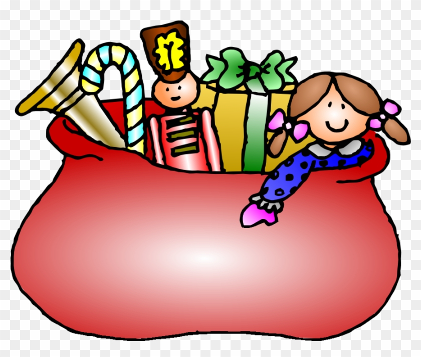 Christmas Gift Bag Clipart - Christmas Toys Clip Art - Png Download