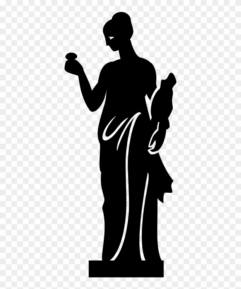 File - Noun Project - Sculpture - Svg - Sculpture Black Silhouette Clipart #1719071