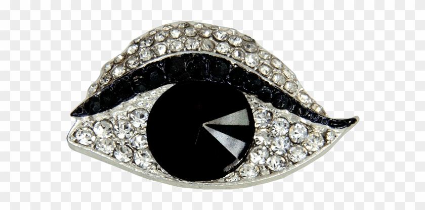 3d Rhinestone Eye Brooch - Engagement Ring Clipart #1719105