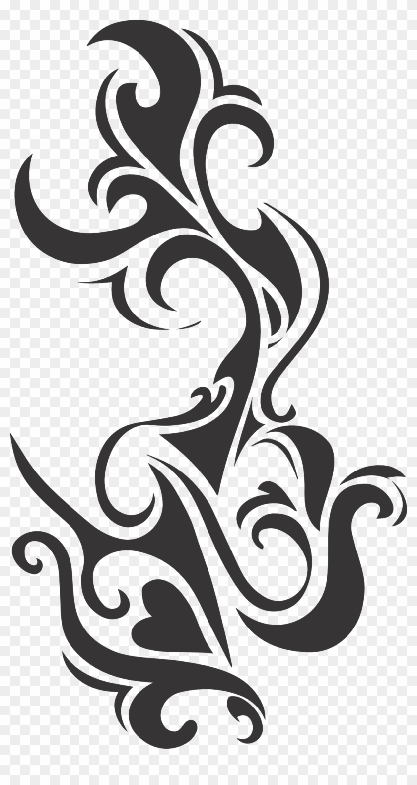 Tattoo Star Sleeve Artist Tribal Nautical Clipart - Tribal Tattoo Designs - Png Download