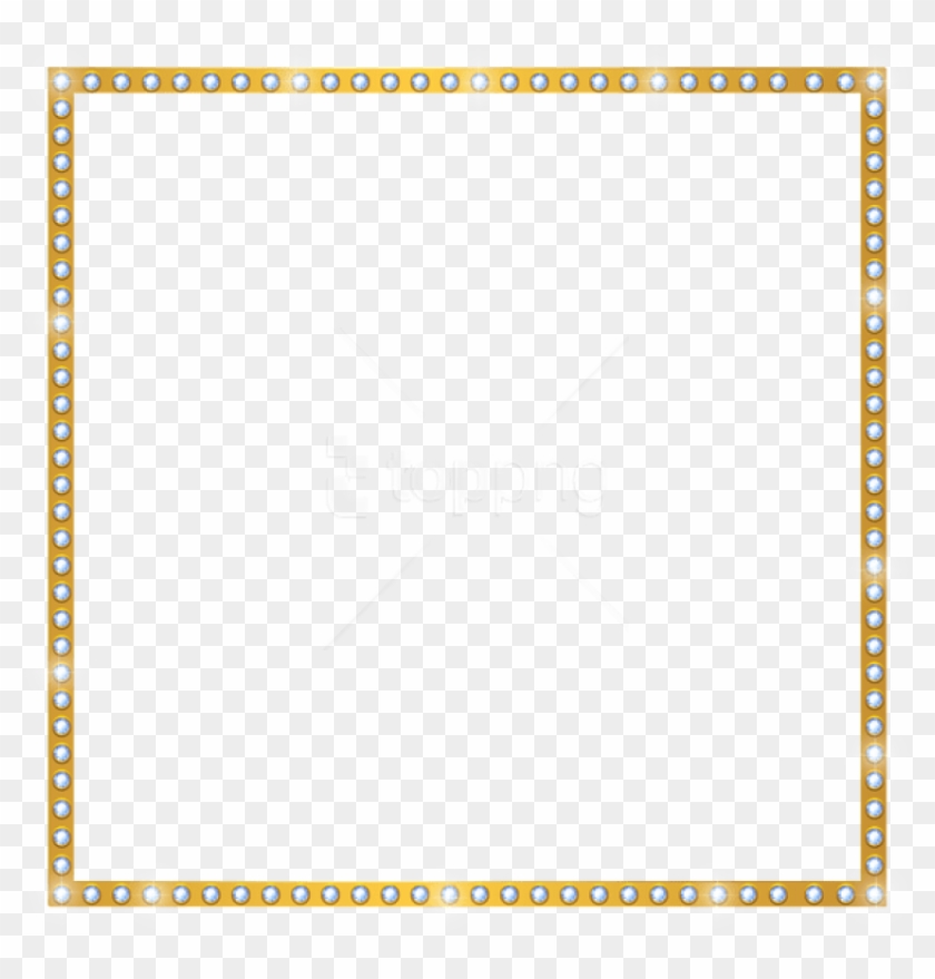 Free Png Download Gold Shining Border Frame Transparent - Shining Frame Png Clipart