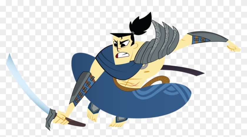 League Of Legends,лига Легенд,фэндомы,samurai Jack,yasuo,crossover - Samurai Jack Yasuo Clipart #1719464