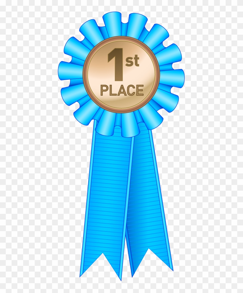 Ribbon Firstplace - Medal Vector Clipart #1719892