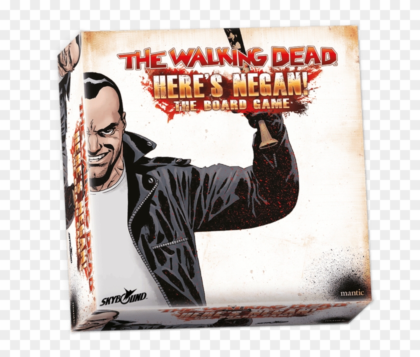 Mantic Games Expand Its The Walking Dead Range With - Here's Negan Board Game Clipart #1721008