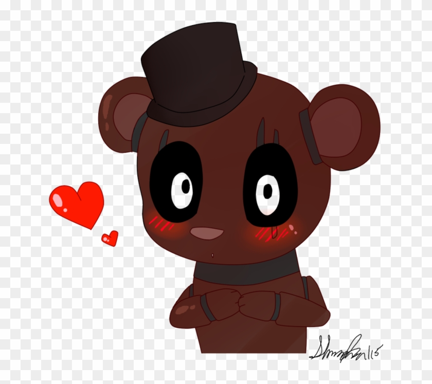 Mini Nightmare Freddy By - Fnaf Nightmare Freddy Meets Freddy Clipart
