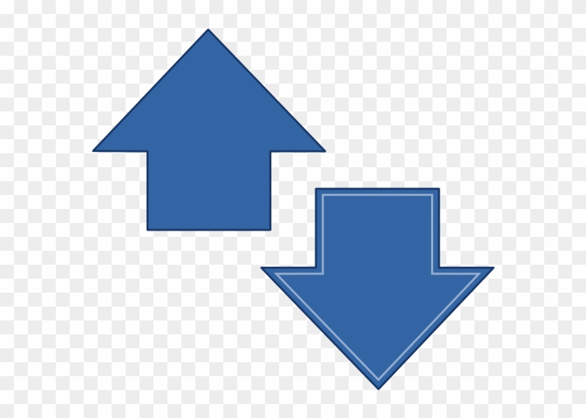 600 X 519 3 - Up And Down Arrows Clip Art - Png Download