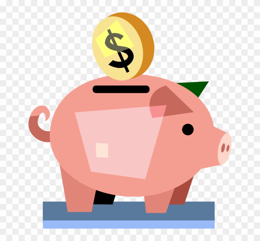 Piggy Bank Teaches Thrift And Savings - Punxsutawney Phil Clipart