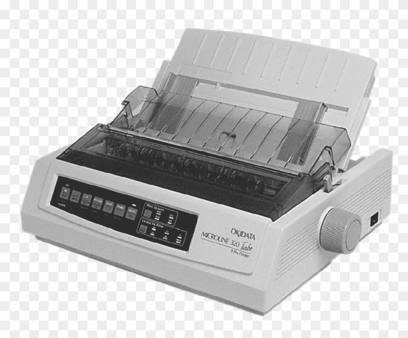 Dot-matrix Printer Png Image - Dot Matrix Printer Png Clipart #1722047