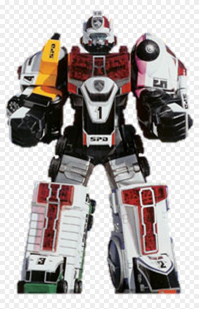 Red Ranger Power Rangers S P D - Delta Squad Megazord Clipart