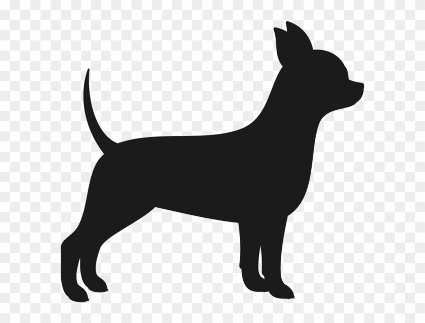 Silhouette Of A Chihuahua Clipart #1722352