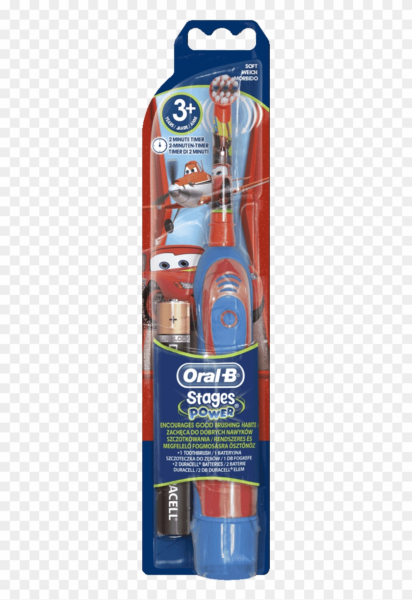 Oral-b Stages Power Kids Battery Toothbrush Featuring - Oral B Stages Power Cars Clipart #1722431