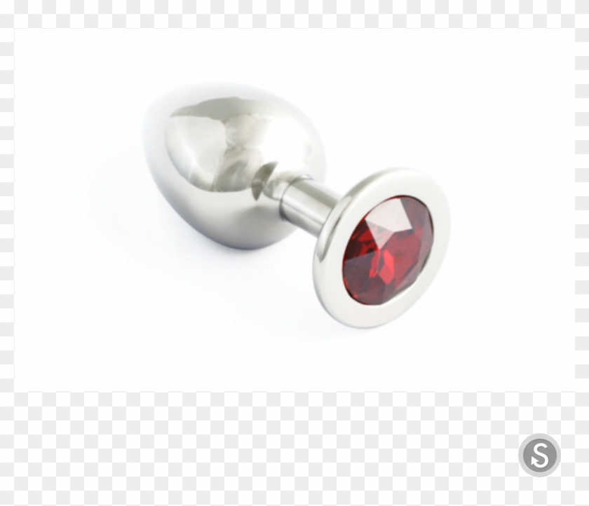Rosebud Butt Cristal Xl Red Magma S - Jeweled Butt Plug Transparent Clipart #1722755