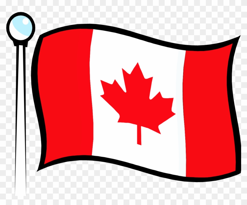 Canada Flag Clipart Png - Cartoon Canada Flag Png Transparent Png