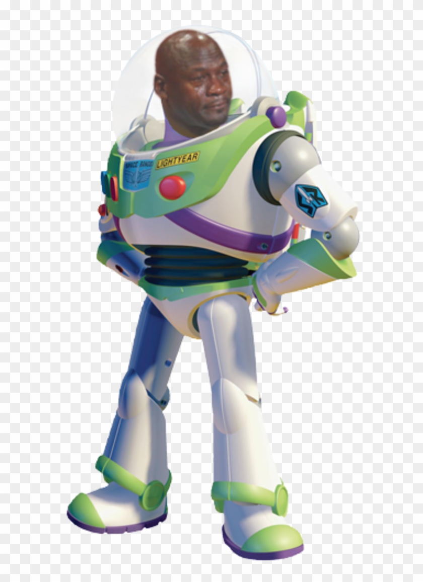 Crying Michael Jordan - Buzz Lightyear Toy Story Characters Clipart