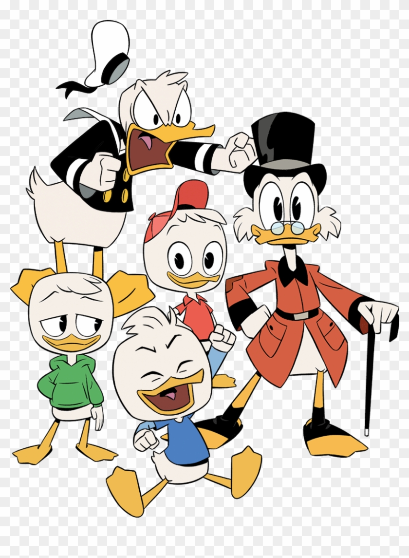His Grandnephews Huey, Dewey And Louie, Temperamental - Scrooge Mcduck And Donald Trump Clipart