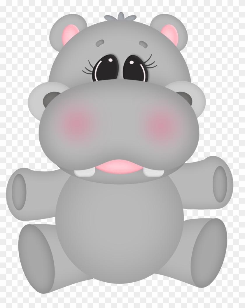 Hippo Clip Art - Bebes Animales Animados - Png Download #1723482