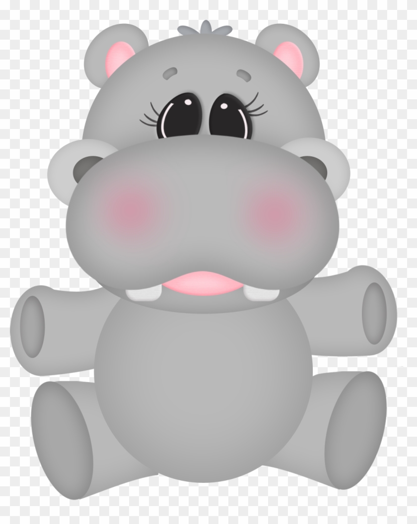 Hippo Clip Art - Bebes Animales Animados - Png Download