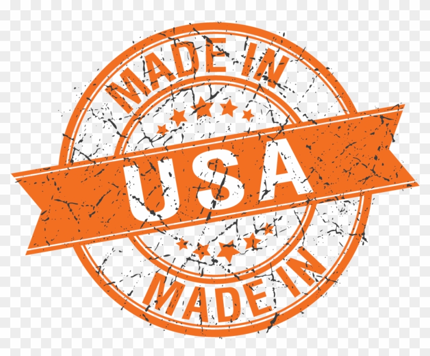 Made In The Usa Dark - Approved Blue Clipart
