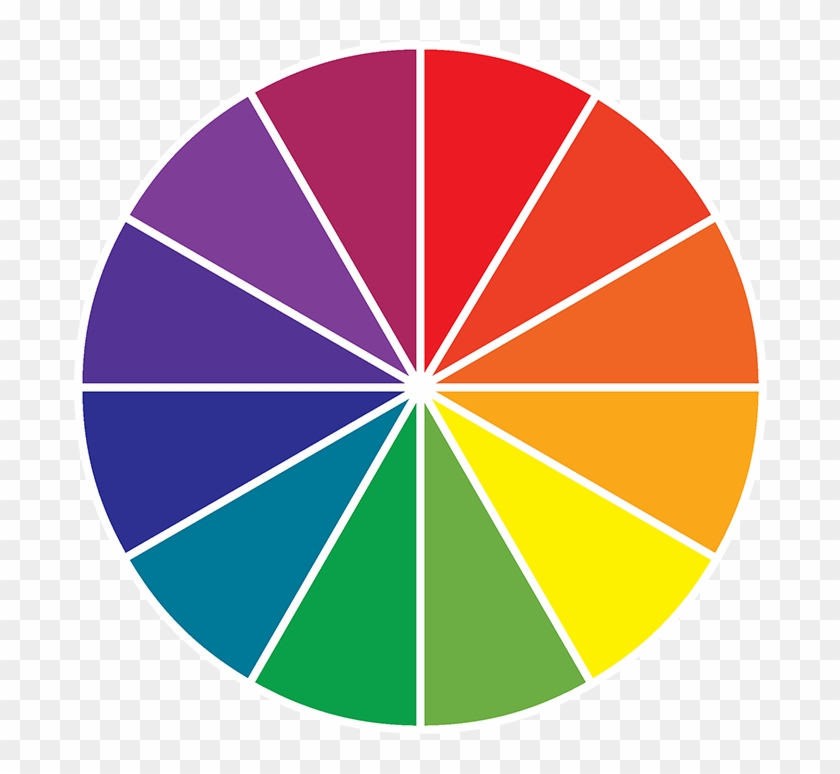 Or More Colors With A Fixed Relation In The Color Wheel - Color Wheel Cake Clipart #1723986