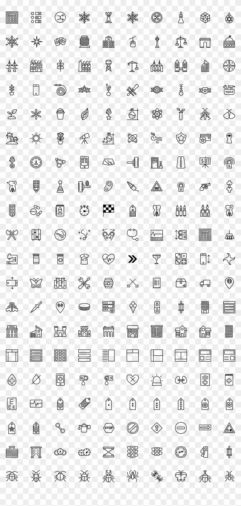 We've Made A Selection Of Icons From All Categories - 5 Letter Words Starting Clipart #1724257