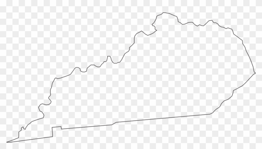 Kentucky Png - Kentucky State Outline Png Clipart