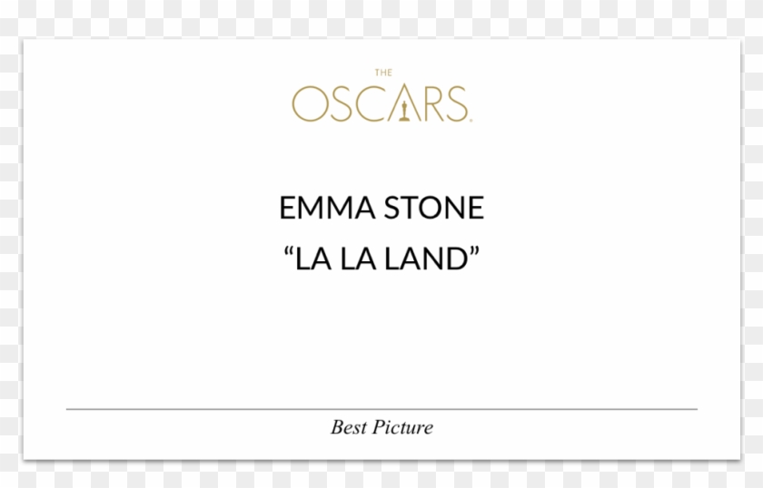 Original Best Actress Card - Oscar 2014 Clipart