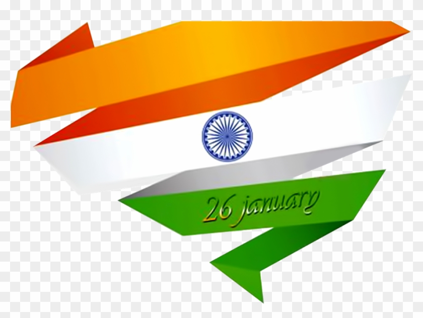 Happy Republic Day Flag Images Hd Wallpapers Photos - Picsart Indian Flag Png Clipart #1724954
