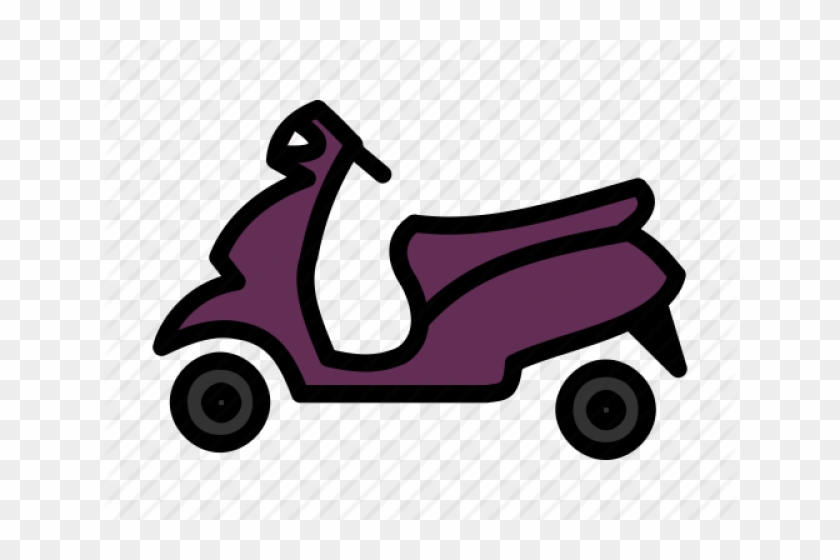 Vehicle Clipart Two Wheeler - Illustration - Png Download #1725212