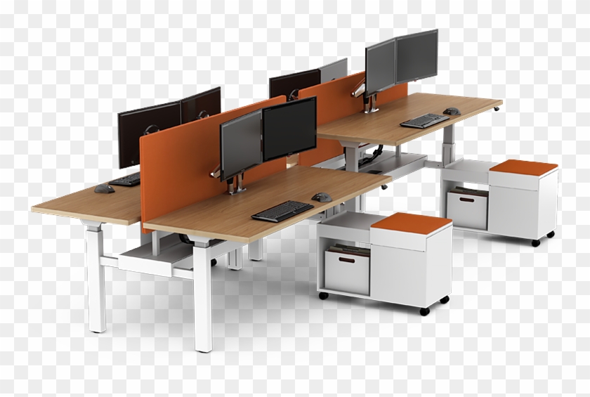 Seven Workbench From Watson Furniture Group Height - Computer Desk Clipart #1725856