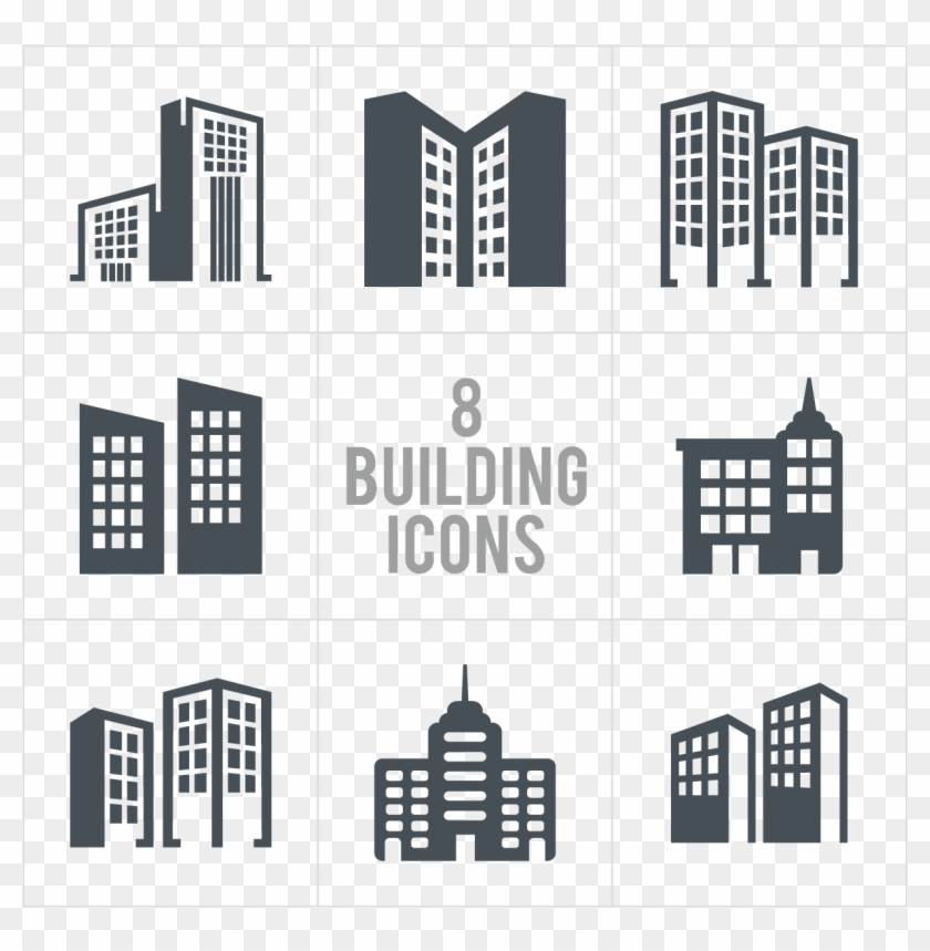Building Architecture Logo Icon Design Transprent Png - Building Icons Free Download Clipart