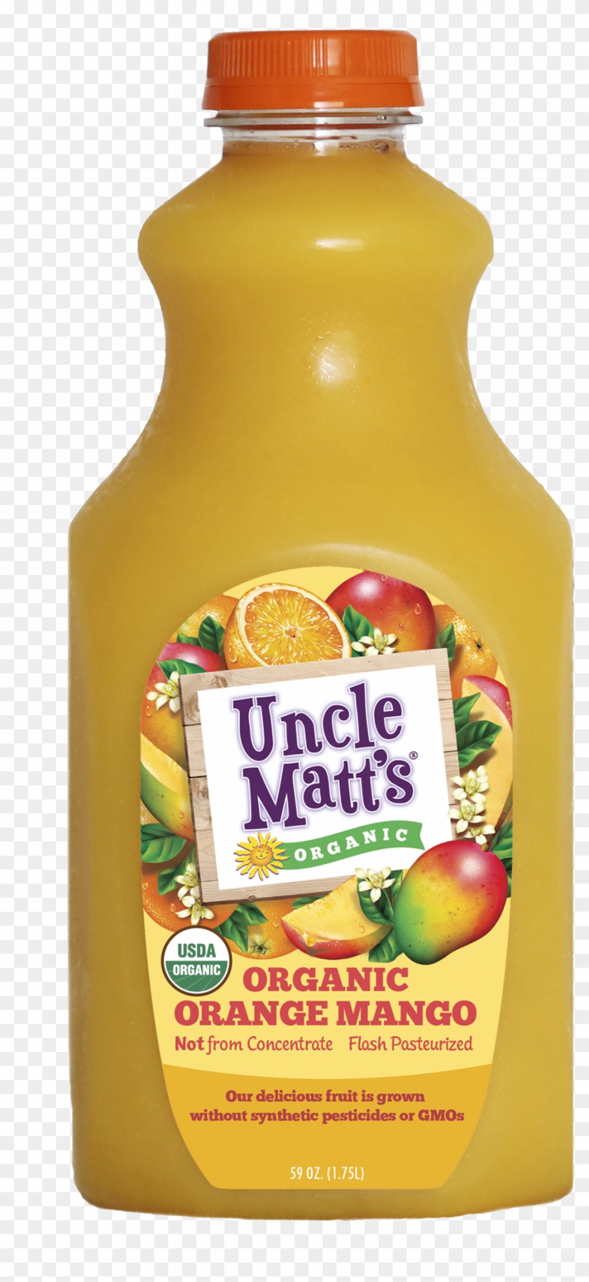 Organic Orange Mango Juice - 697068590118 Clipart #1726250